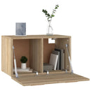 vidaXL sonoma tölgy színű szerelt fa faliszekrény 60 x 36,5 x 35 cm