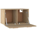vidaXL sonoma tölgy színű szerelt fa faliszekrény 60 x 36,5 x 35 cm
