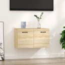 vidaXL sonoma tölgy színű szerelt fa faliszekrény 60 x 36,5 x 35 cm