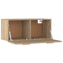 vidaXL sonoma tölgy színű szerelt fa faliszekrény 80 x 35 x 36,5 cm