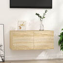 vidaXL sonoma tölgy színű szerelt fa faliszekrény 80 x 35 x 36,5 cm