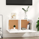 vidaXL fehér szerelt fa faliszekrény 80 x 36,5 x 35 cm