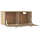 vidaXL sonoma tölgy színű szerelt fa faliszekrény 80 x 36,5 x 35 cm
