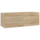 vidaXL sonoma tölgy színű szerelt fa faliszekrény 100 x 36,5 x 35 cm