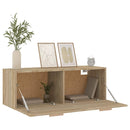 vidaXL sonoma tölgy színű szerelt fa faliszekrény 100 x 36,5 x 35 cm