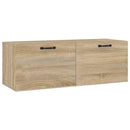vidaXL sonoma tölgy színű szerelt fa faliszekrény 100 x 36,5 x 35 cm