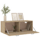 vidaXL sonoma tölgy színű szerelt fa faliszekrény 100 x 36,5 x 35 cm