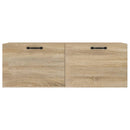 vidaXL sonoma tölgy színű szerelt fa faliszekrény 100 x 36,5 x 35 cm