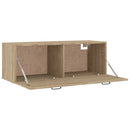 vidaXL sonoma tölgy színű szerelt fa faliszekrény 100 x 36,5 x 35 cm