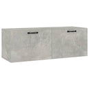 vidaXL betonszürke szerelt fa faliszekrény 100 x 36,5 x 35 cm