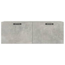 vidaXL betonszürke szerelt fa faliszekrény 100 x 36,5 x 35 cm
