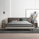 vidaXL 2 db szürke sonoma színű szerelt fa tálalószekrény 30x30x70 cm