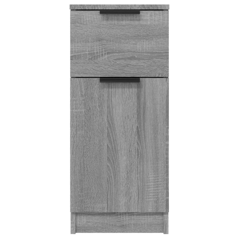 vidaXL 2 db szürke sonoma színű szerelt fa tálalószekrény 30x30x70 cm