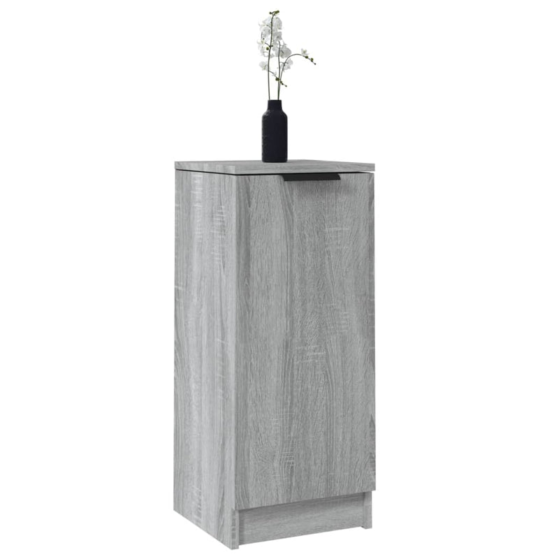 vidaXL 2 db szürke sonoma színű szerelt fa tálalószekrény 30x30x70 cm