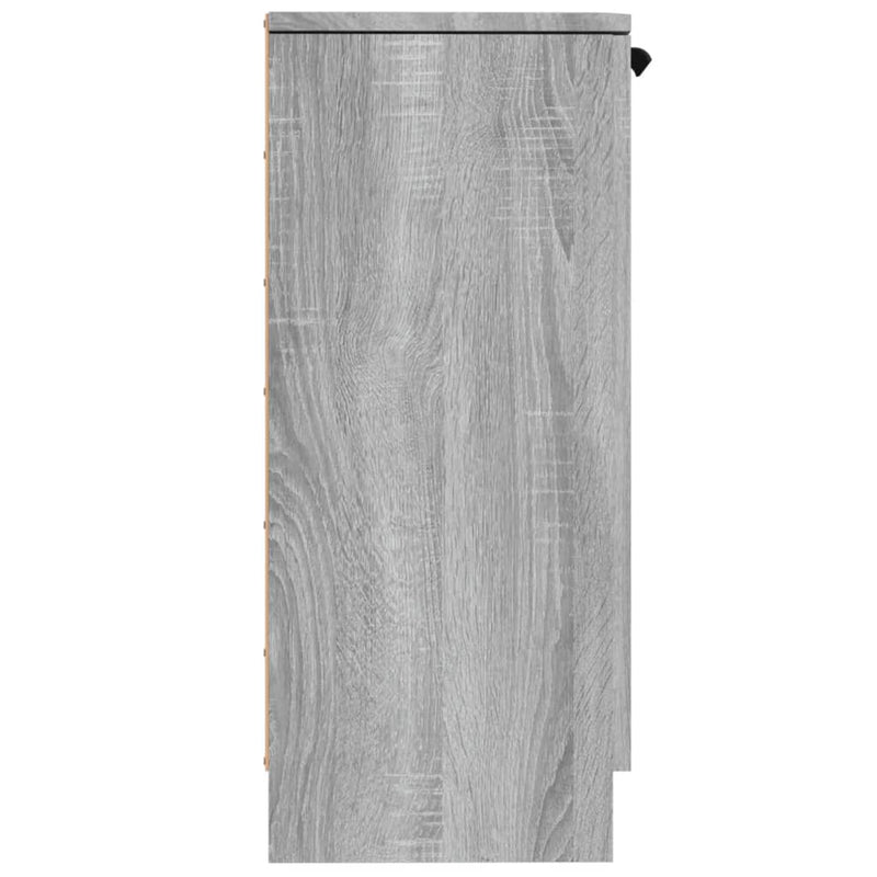 vidaXL 2 db szürke sonoma színű szerelt fa tálalószekrény 30x30x70 cm