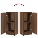 vidaXL barna tölgyszínű szerelt fa tálalószekrény 30 x 30 x 70 cm