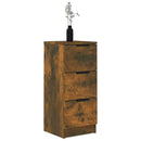 vidaXL füstös tölgyszínű szerelt fa tálalószekrény 30 x 30 x 70 cm