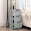 vidaXL szürke sonoma színű szerelt fa tálalószekrény 30 x 30 x 70 cm