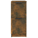 vidaXL 2 db füstös tölgyszínű szerelt fa tálalószekrény 30x30x70 cm