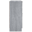 vidaXL 2 db szürke sonoma színű szerelt fa tálalószekrény 30x30x70 cm