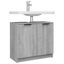 vidaXL sonoma színű szerelt fa fürdőszobaszekrény 64,5x33,5x59 cm