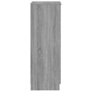 vidaXL szürke sonoma színű szerelt fa cipősszekrény 30 x 35 x 100 cm