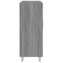 vidaXL szürke sonoma színű szerelt fa tálalószekrény 69,5 x 34 x 90 cm