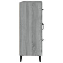 vidaXL szürke sonoma színű szerelt fa tálalószekrény 69,5 x 34 x 90 cm