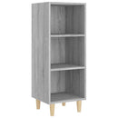 vidaXL szürke sonoma színű szerelt fa tálalószekrény 34,5x32,5x90 cm