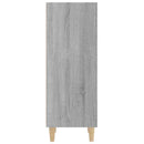 vidaXL szürke sonoma színű szerelt fa tálalószekrény 34,5x32,5x90 cm