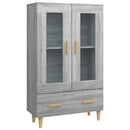 vidaXL szürke sonoma színű szerelt fa magasszekrény 70 x 31 x 115 cm
