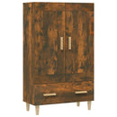 vidaXL füstös tölgy színű szerelt fa magasszekrény 70 x 31 x 115 cm