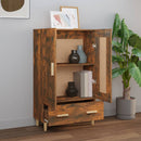 vidaXL füstös tölgy színű szerelt fa magasszekrény 70 x 31 x 115 cm