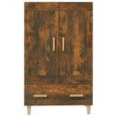 vidaXL füstös tölgy színű szerelt fa magasszekrény 70 x 31 x 115 cm