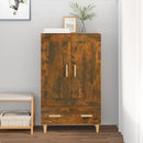 vidaXL füstös tölgy színű szerelt fa magasszekrény 70 x 31 x 115 cm