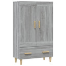vidaXL szürke sonoma színű szerelt fa magasszekrény 70 x 31 x 115 cm