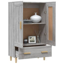 vidaXL szürke sonoma színű szerelt fa magasszekrény 70 x 31 x 115 cm