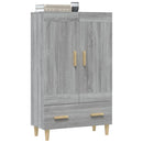 vidaXL szürke sonoma színű szerelt fa magasszekrény 70 x 31 x 115 cm