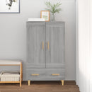 vidaXL szürke sonoma színű szerelt fa magasszekrény 70 x 31 x 115 cm