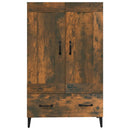 vidaXL füstös tölgy színű szerelt fa magasszekrény 70 x 31 x 115 cm
