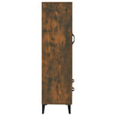 vidaXL füstös tölgy színű szerelt fa magasszekrény 70 x 31 x 115 cm