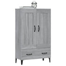 vidaXL szürke sonoma színű szerelt fa magasszekrény 70 x 31 x 115 cm