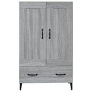 vidaXL szürke sonoma színű szerelt fa magasszekrény 70 x 31 x 115 cm