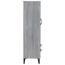 vidaXL szürke sonoma színű szerelt fa magasszekrény 70 x 31 x 115 cm