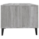 vidaXL szürke sonoma színű szerelt fa dohányzóasztal 102 x 50 x 40 cm