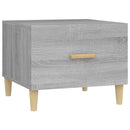 vidaXL 2 db szürke sonoma szerelt fa dohányzóasztal 50 x 50 x 40 cm