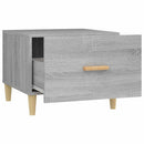 vidaXL 2 db szürke sonoma szerelt fa dohányzóasztal 50 x 50 x 40 cm
