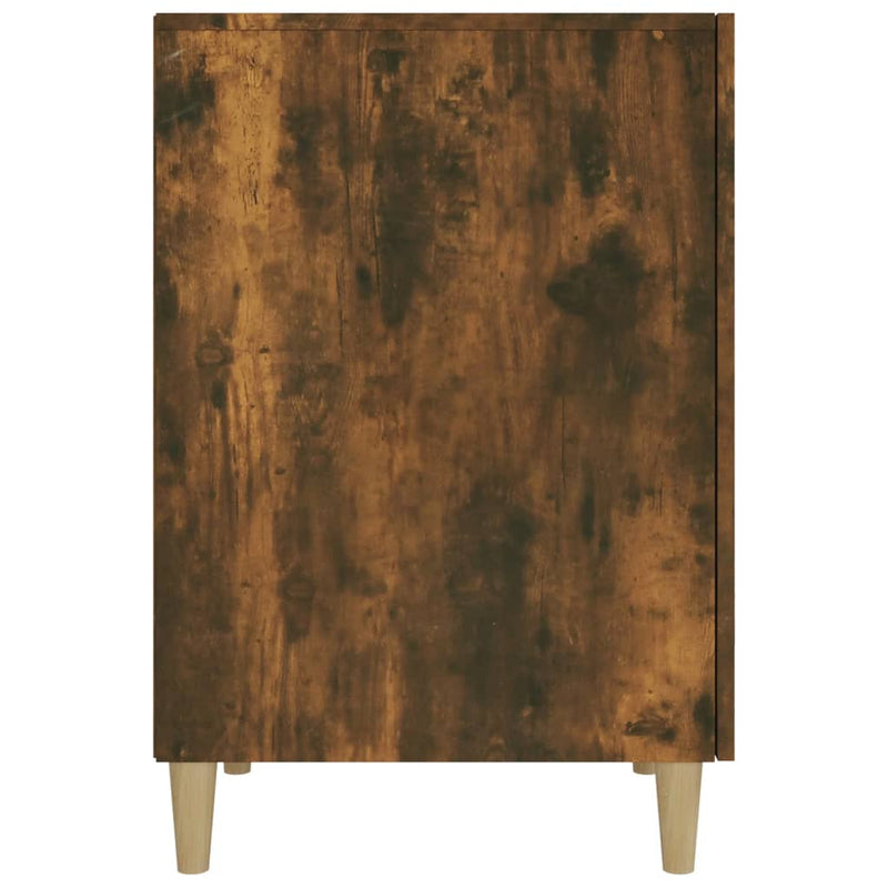 vidaXL füstös tölgy színű szerelt fa íróasztal 140 x 50 x 75 cm