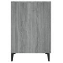 vidaXL szürke sonoma színű szerelt fa íróasztal 140 x 50 x 75 cm