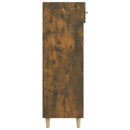 vidaXL füstös tölgy színű szerelt fa cipősszekrény 60 x 35 x 105 cm